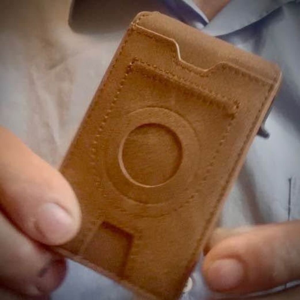Apple AirTag Wallet for Men – RFID Pop-Up Minimalist Wallet